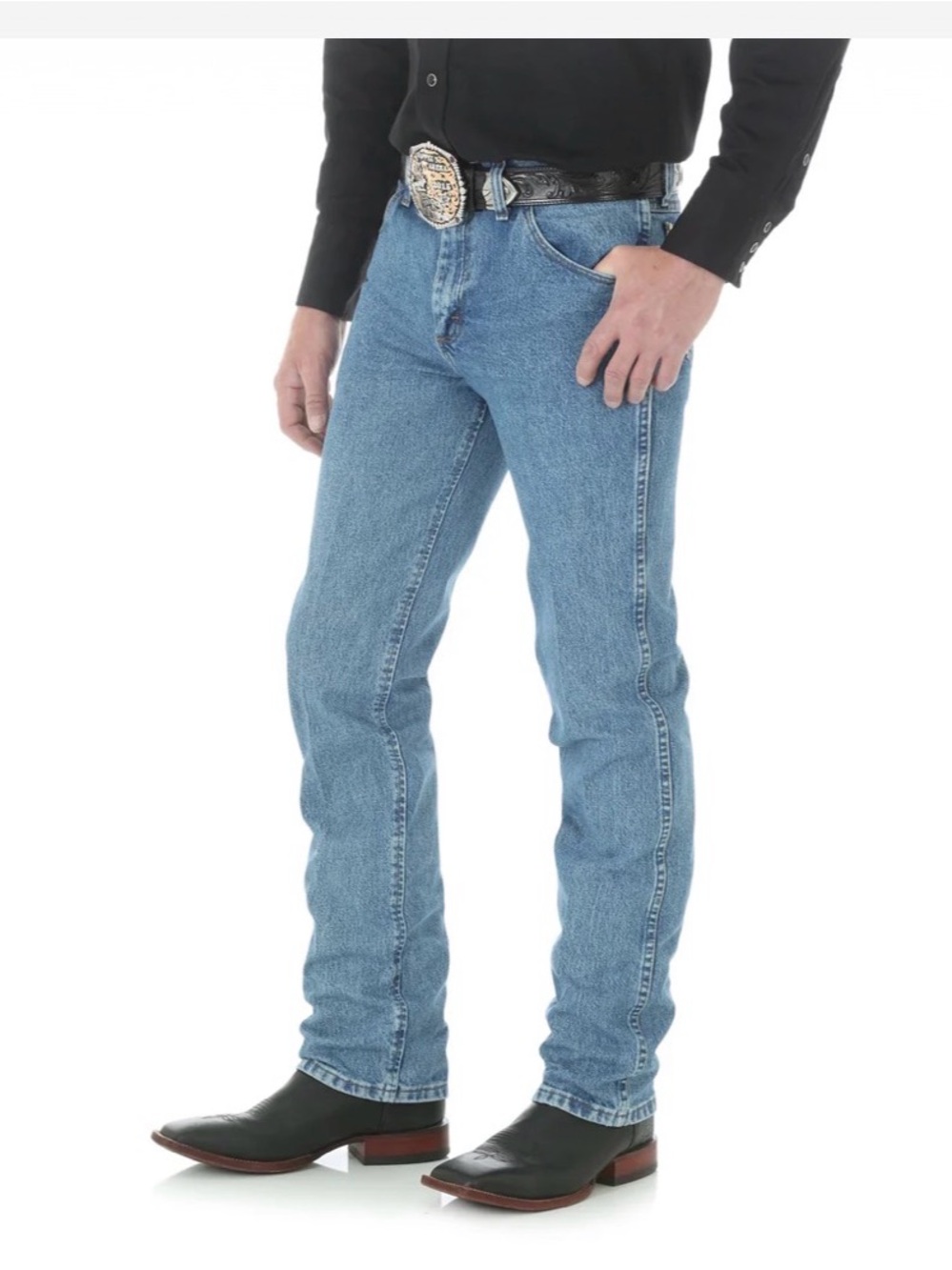 WRANGLER 36MWZSW PREMIUM PERFORMANCE COWBOY CUT SLIM FIT STONE WASH 32X32 JEANS